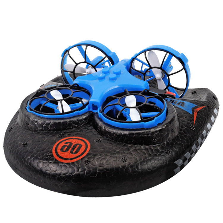 3-in-1 RC Hovercraft Mini Drone – Water, Land & Air Remote Control Toy