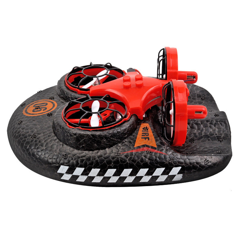 3-in-1 RC Hovercraft Mini Drone – Water, Land & Air Remote Control Toy
