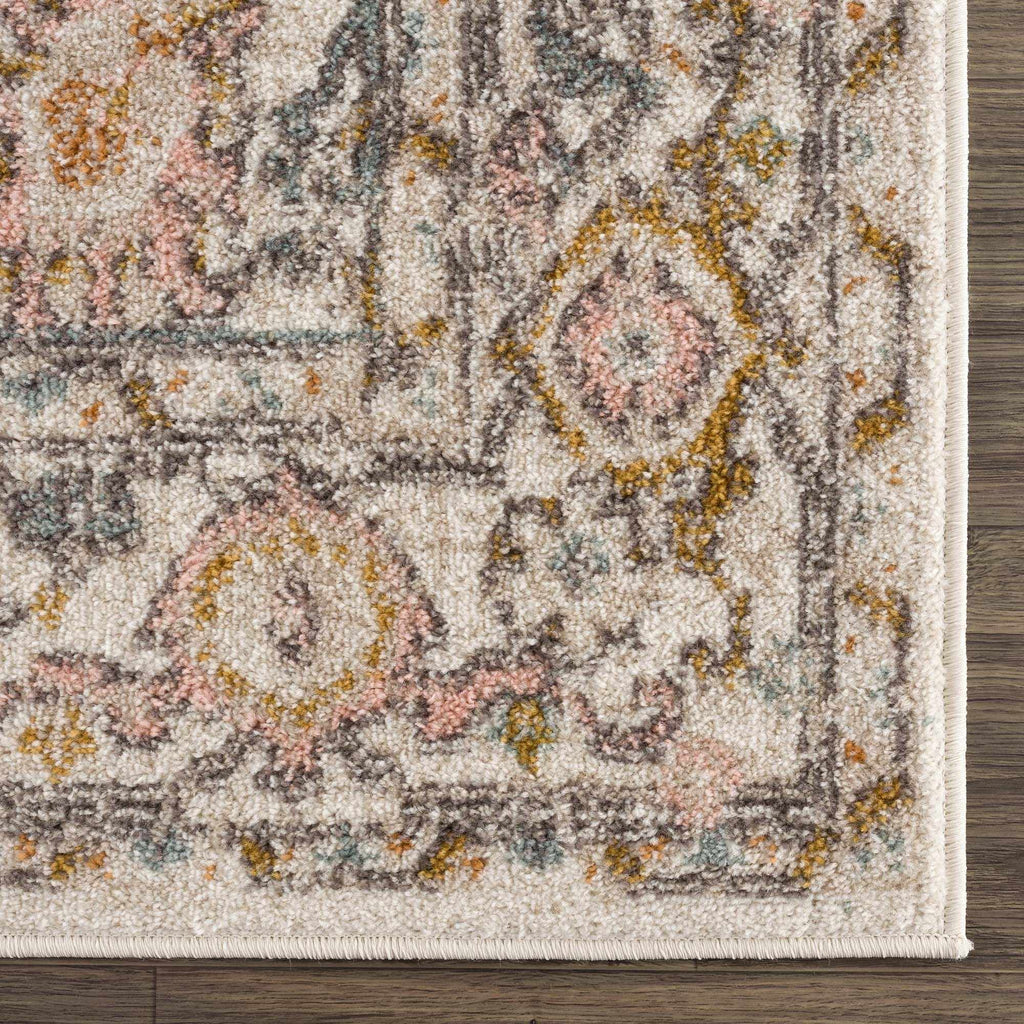 Herstmonceux Traditional Area Rug – Multicolor Medium Pile