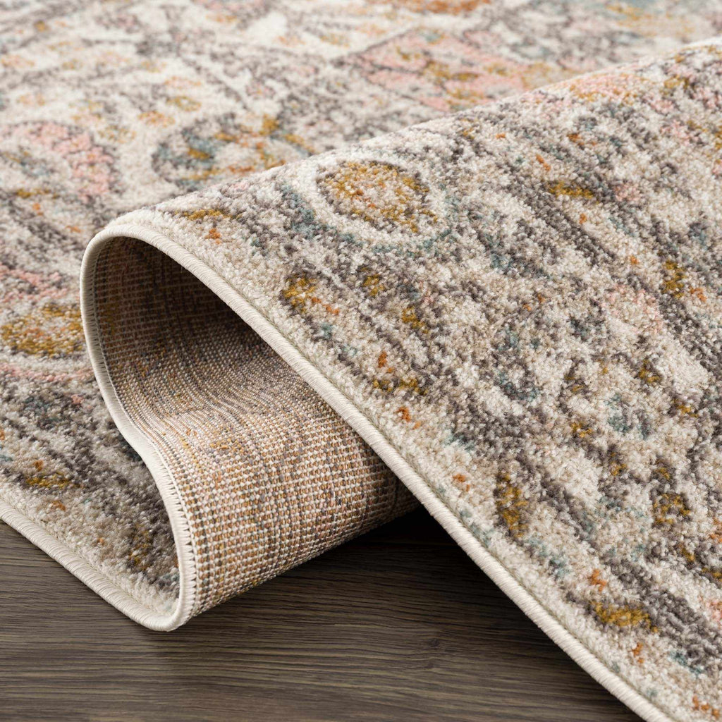 Herstmonceux Traditional Area Rug – Multicolor Medium Pile
