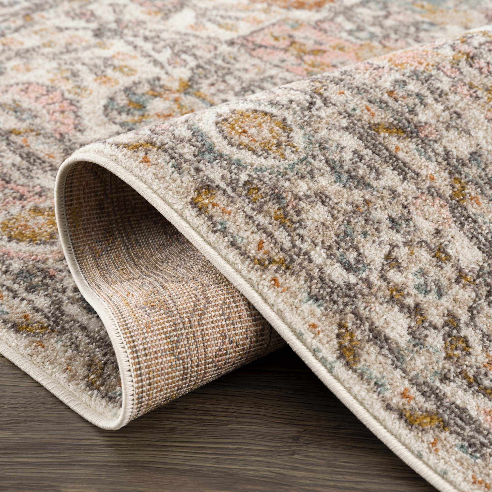 Herstmonceux Traditional Area Rug – Multicolor Medium Pile