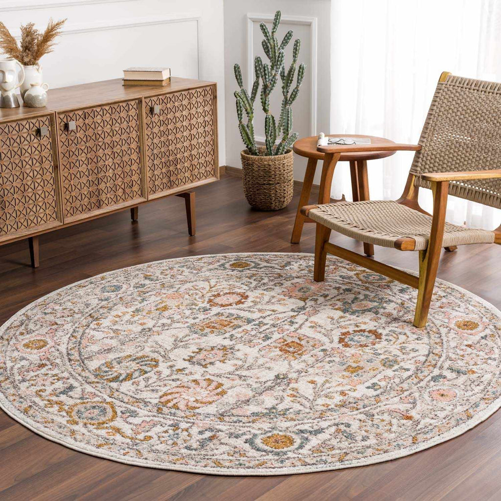 Herstmonceux Traditional Area Rug – Multicolor Medium Pile
