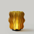 Cordless Mini Wavy Lamp – USB-C Rechargeable Sculptural Table Lamp