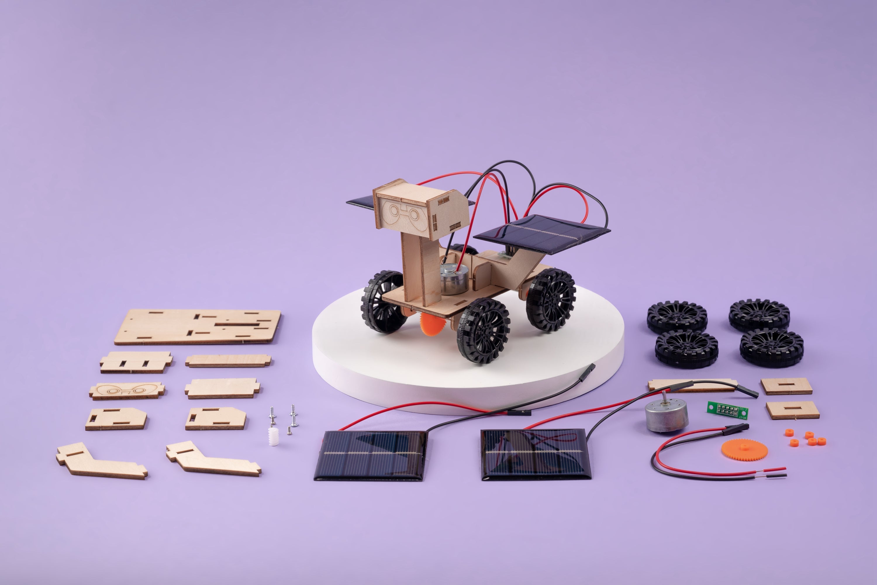 Solar Powered Mars Rover DIY STEM Kit – Educational Space Toy for Kids