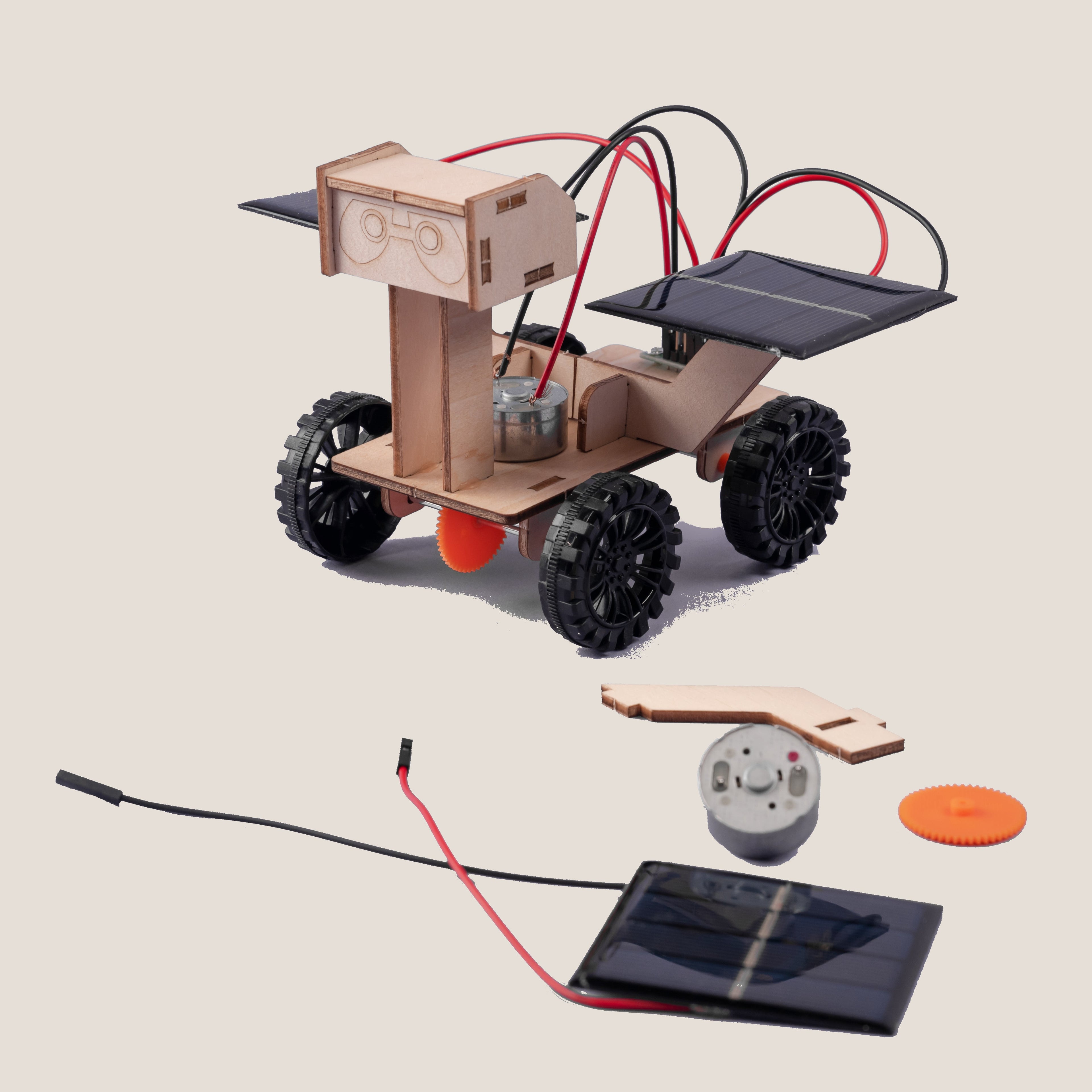 Solar Powered Mars Rover DIY STEM Kit – Educational Space Toy for Kids