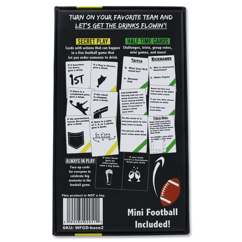 Watch Football Get Drunk – Live Football Drinking Game