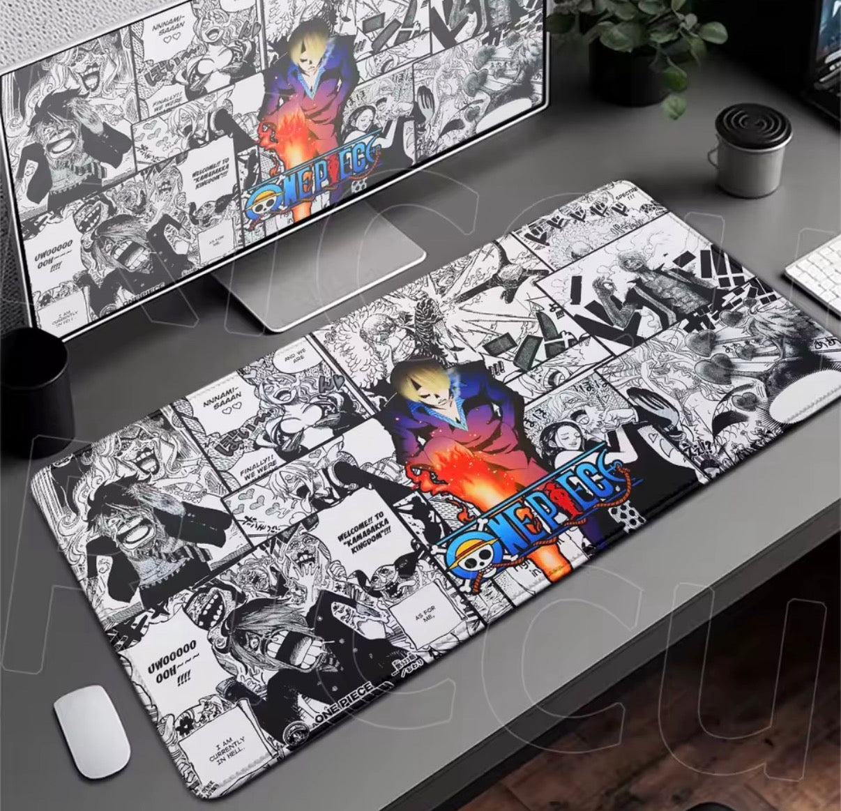 One Piece Anime Gaming Mouse Pad