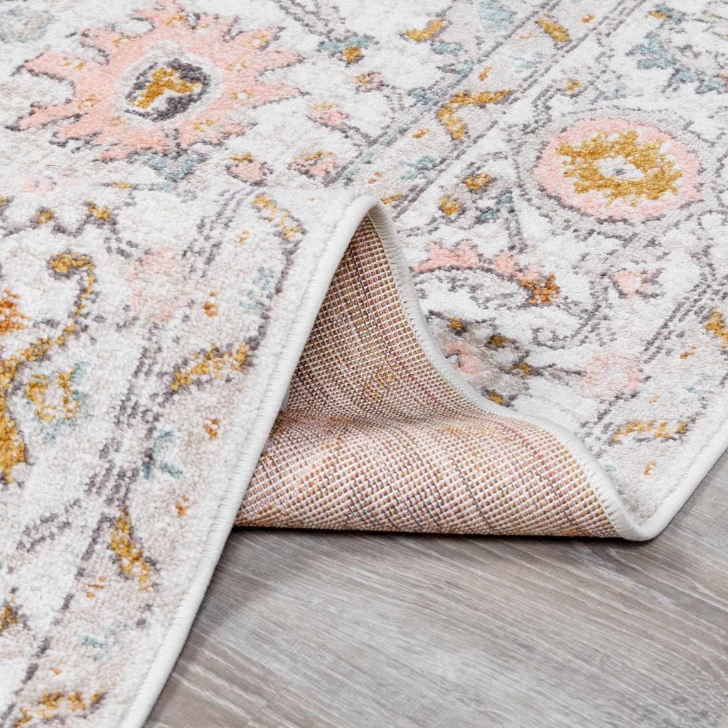 Herstmonceux Traditional Area Rug – Multicolor Medium Pile