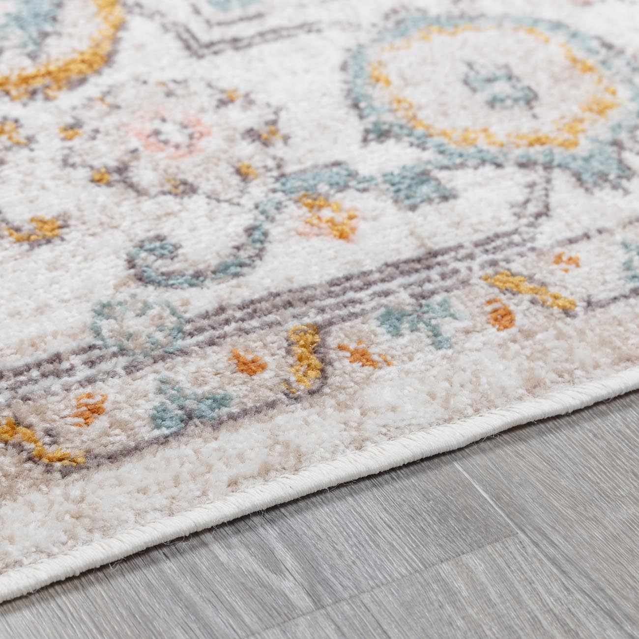 Herstmonceux Traditional Area Rug – Multicolor Medium Pile