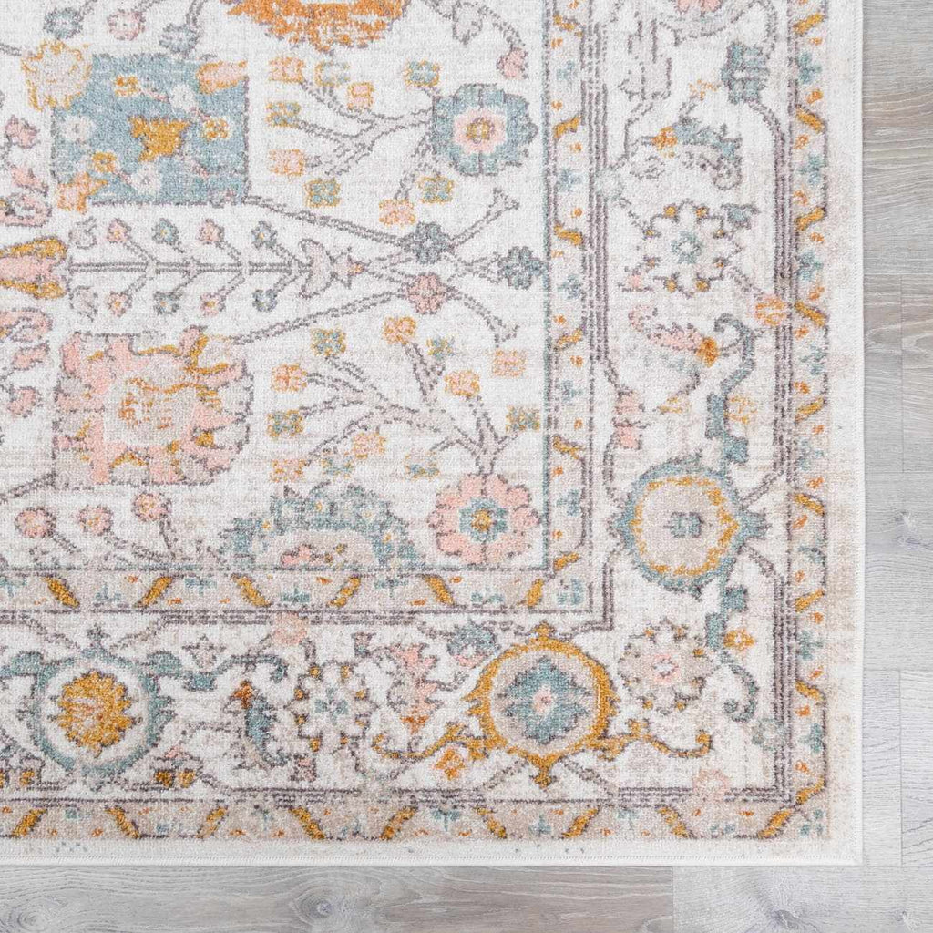 Herstmonceux Traditional Area Rug – Multicolor Medium Pile