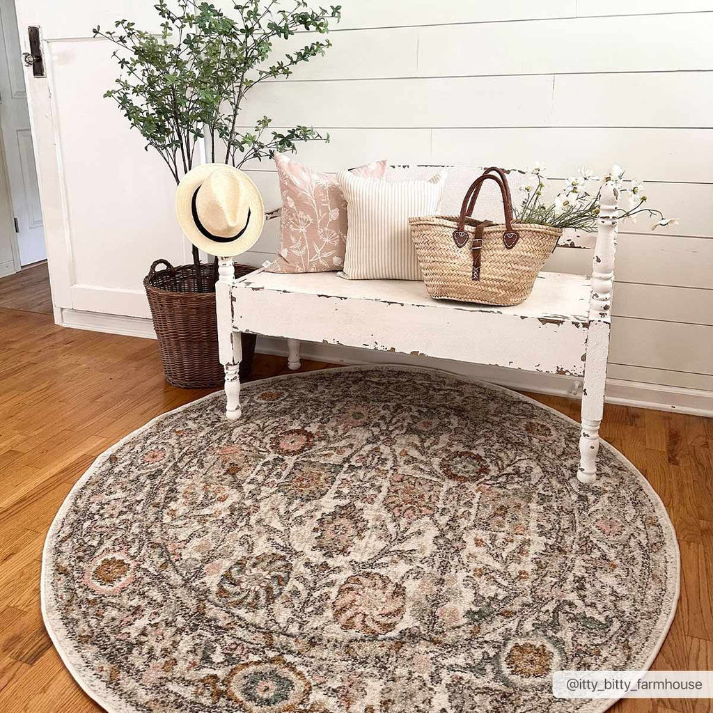 Herstmonceux Traditional Area Rug – Multicolor Medium Pile