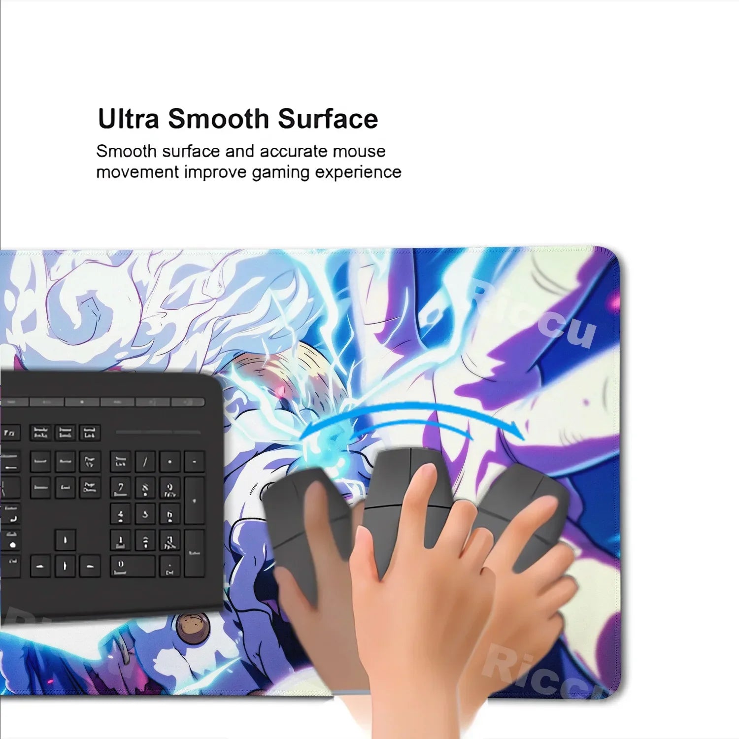 One Piece Anime Gaming Mouse Pad