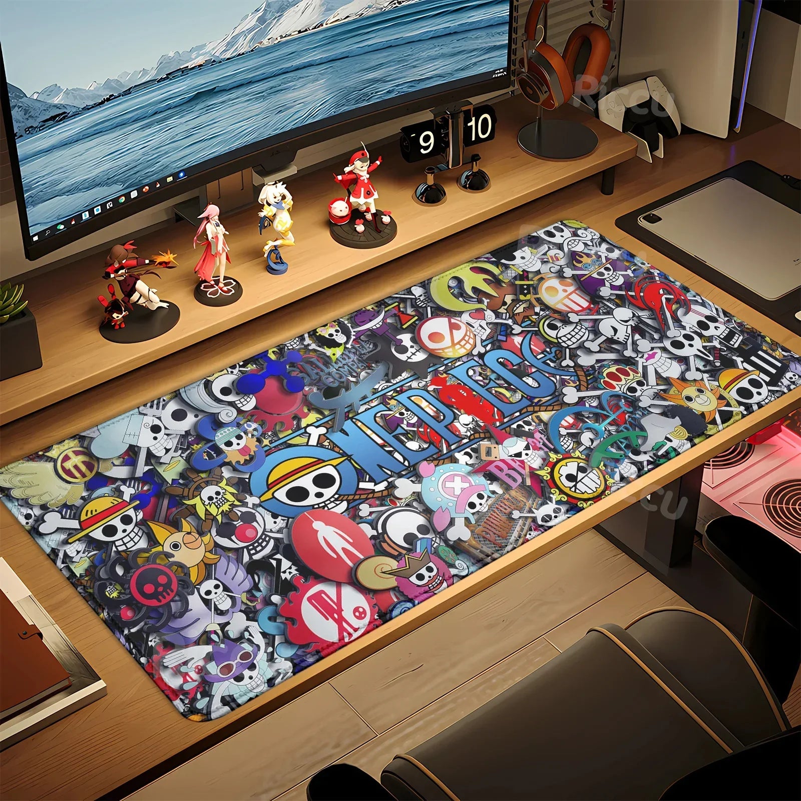 One Piece Anime Gaming Mouse Pad