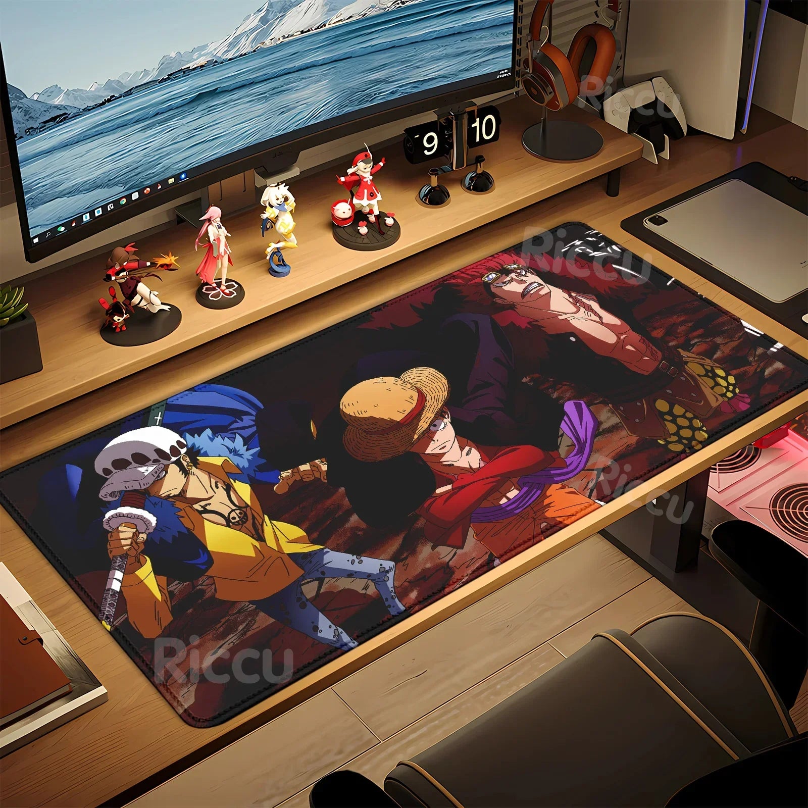 One Piece Anime Gaming Mouse Pad
