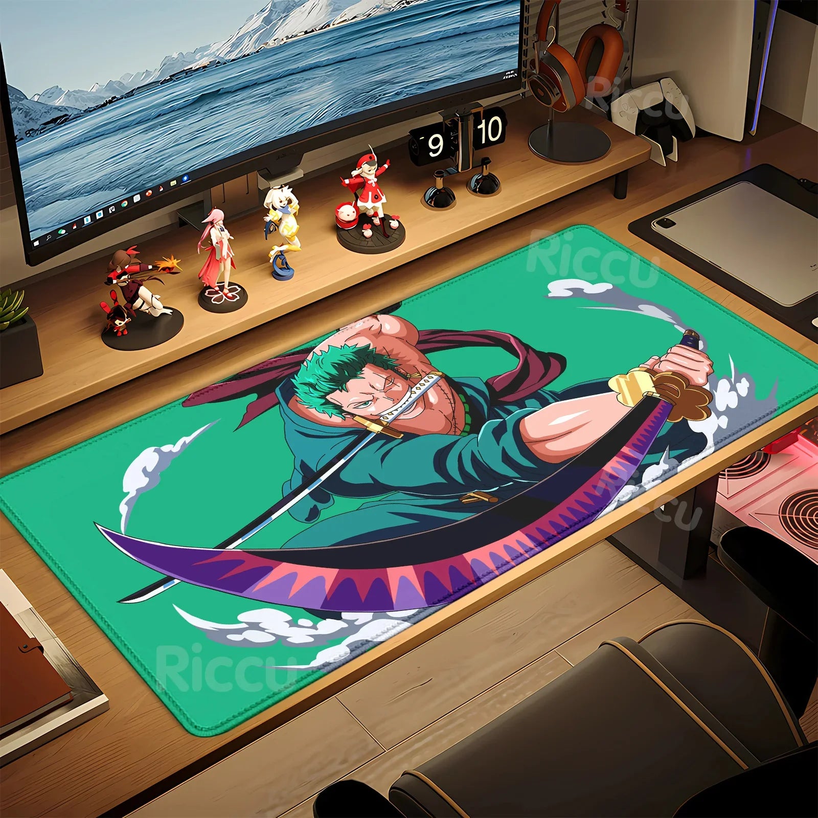 One Piece Anime Gaming Mouse Pad
