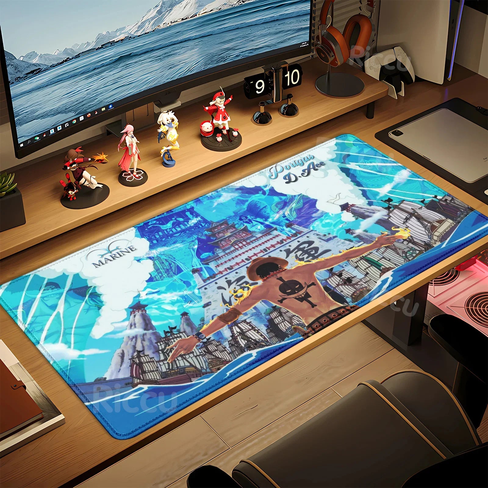 One Piece Anime Gaming Mouse Pad