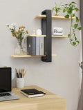 Modern Pine Wood Wall Mounted Floating Shelves