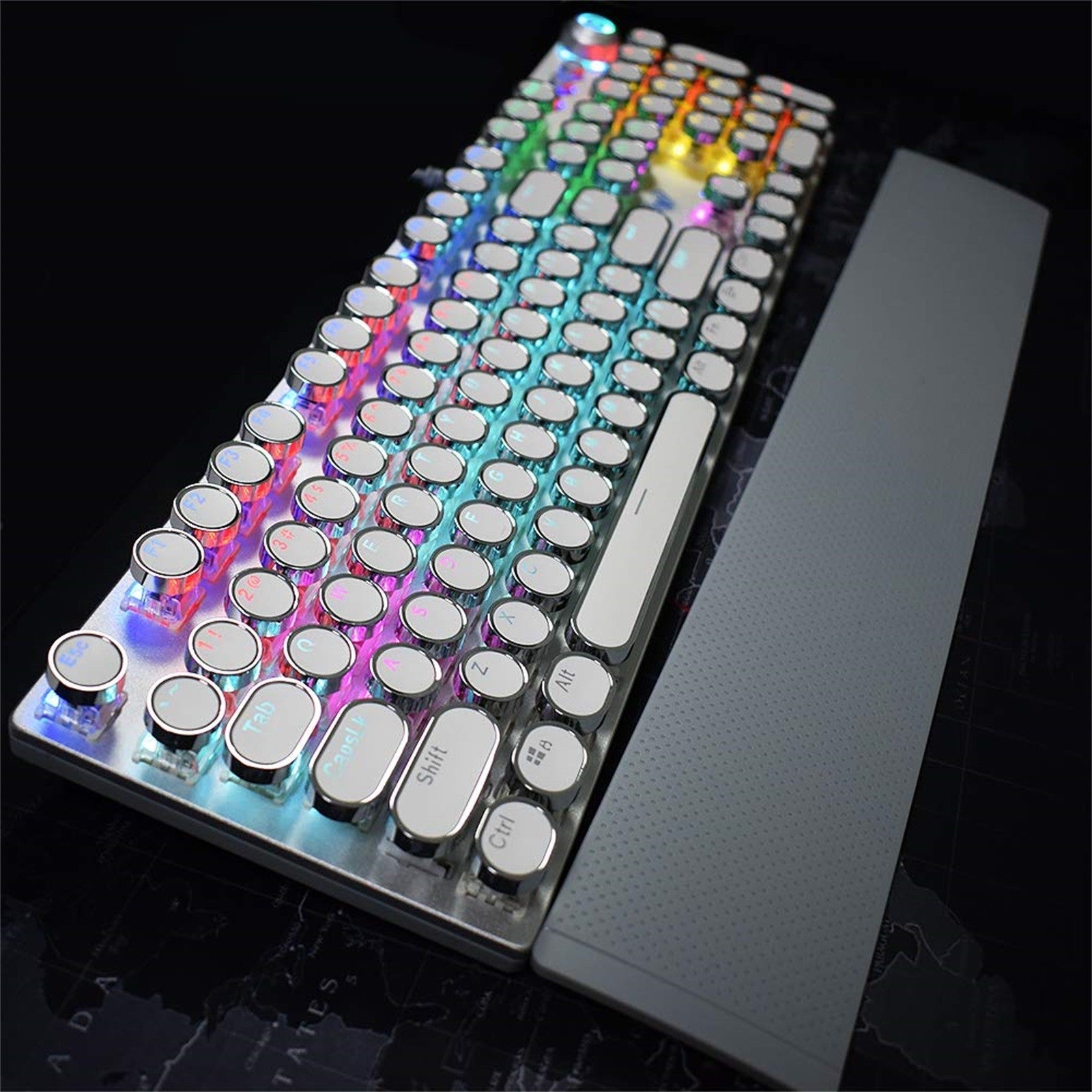 Punk Green Axis Wired Gaming Keyboard