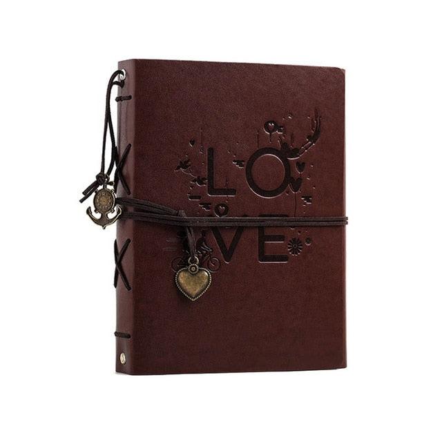Photo Album Vintage Leather Scrapbook Wedding Guest DIY Memories Book Refillable Black Pages Birthday Gift Home Decor House Decoration DIY Memorable Gifts For Loved Ones