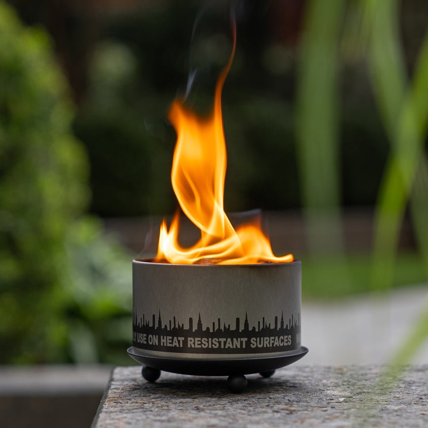 Wrought Iron Trivet & Candle Holder – Heat-Resistant Matte Black