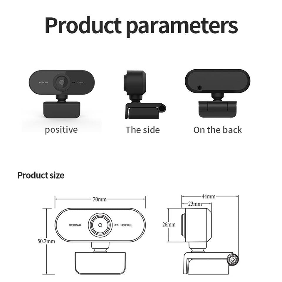 1080P USB Webcam with Microphone